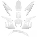Kit car�nages blanc brillant 8 pi�ces pour gilera 50 smt / aprilia 5