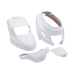 Kit car�nage mbk booster / yamaha bw's 2004 - (4 pi�ces) - blanc