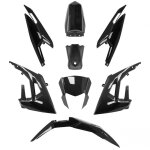 Kit car�nages noir brillant 8 pi�ces pour gilera 50 smt / aprilia 50