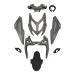 Kit carnage noir et gris tun'r pour yamaha nitro / aerox 13 -