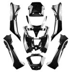 Kit carnage tun'r piaggio mp3 08 - 13 noir brillant