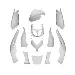 Kit carénage yamaha 500 tmax 01 - 07 blanc brillant Kit carénage yamaha 500 tmax 01 - 07 blanc brillant