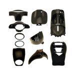 Kit carrosserie 10 pièces noir brillant tnt original aprilia scarabeo Kit carrosserie 10 pièces noir brillant tnt original aprilia scarabeo