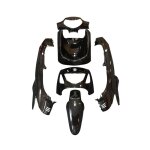 Kit carrosserie 6 pi�ces noir brillant adaptable honda 125 sh
