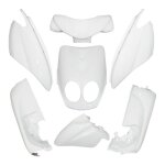 Kit carrosserie mbk 50 ovetto 11 - avec compteur digital blanc brillant
