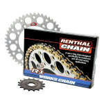 Kit chaîne complet renthal r1 d13x50 / 520 pour husqvarna 125 cr 98 - 14 Kit chaîne complet renthal r1 d13x50 / 520 pour husqvarna 125 cr 98 - 14