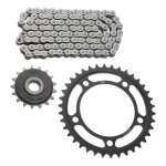 Kit cha�ne ek / jt 17x38 - 118m cha�ne 520 srx2 acier couronne standard