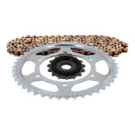 Kit cha�ne ek / pbr 19x47 - 120m cha�ne 525 zvx3 or couronne acier bmw f