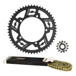 Kit cha�ne noir 13x53 dents doppler sherco enduro 50