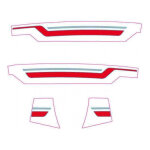 Kit déco 2h004047 pour piaggio 125 - 300 vespa gts sport 20 - Kit déco 2h004047 pour piaggio 125 - 300 vespa gts sport 20 -