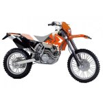 Kit d�co blackbird racing dream 4 ktm 125 exc 01 - 02 orange / noir / blanc