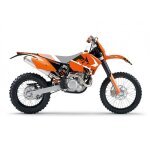 Kit d�co blackbird racing dream 4 ktm 125 exc 05 - 07 orange / noir / blanc