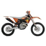 Kit d�co blackbird racing rockstar energy ktm 125 exc 08 - 11 orange / no