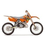 Kit d�co blackbird racing rockstar energy ktm 125 sx 05 - 06 orange / noi