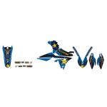 Kit d�co blackbird racing rockstar energy yamaha wr 400f 98 - 02 bleu / n