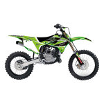Kit d�co et housse blackbird - dream graphic 4 - kawasaki kx 85cc 22 -