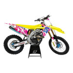 Kit déco et housse blackbird - rétro - suzuki rmz 250cc 19 - 24 - jaun Kit déco et housse blackbird - rétro - suzuki rmz 250cc 19 - 24 - jaun