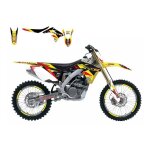 Kit d�co + housse de selle blackbird dream graphic 3 suzuki 450 rm - z