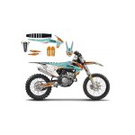 Kit d�co + housse de selle blackbird marchetti r�plica 2017 ktm 450