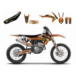 Kit d�co + housse de selle blackbird rockstar energy ktm 250 sx - f 13 -
