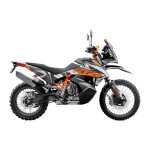 Kit dco kutvek brillant delta gris / orange ktm 890 adventure r 21 - 22