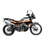 Kit dco kutvek brillant eskap orange / blanc ktm 790 adventure 19 - 21