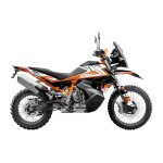 Kit dco kutvek brillant eskap orange / blanc ktm 790 adventure r 19 - 21