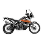 Kit dco kutvek brillant kombat gris / orange ktm 790 adventure 19 - 21