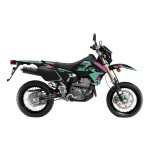 Kit déco kutvek brillant label turquoise suzuki drz 400 sm 05 - 08 Kit déco kutvek brillant label turquoise suzuki drz 400 sm 05 - 08