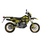 Kit déco kutvek brillant oblik jaune suzuki drz 400 sm 05 - 08 Kit déco kutvek brillant oblik jaune suzuki drz 400 sm 05 - 08