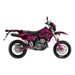 Kit déco kutvek brillant oblik rose suzuki drz 400 sm 05 - 08 Kit déco kutvek brillant oblik rose suzuki drz 400 sm 05 - 08