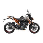 Kit d�co kutvek brillant perform noir / blanc ktm duke 125 11 - 16