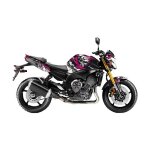 Kit déco kutvek brillant trash noir / rose yamaha fz 8 n 10 - 17 Kit déco kutvek brillant trash noir / rose yamaha fz 8 n 10 - 17