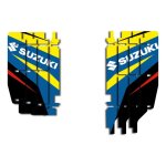 Kit déco de radiateur blackbird racing suzuki 250 rm - z 10 - 18 jaune / bl Kit déco de radiateur blackbird racing suzuki 250 rm - z 10 - 18 jaune / bl