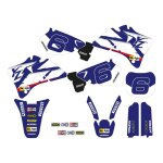 Kit d�co r�plica team yamaha 98 tecnosel yamaha 125 yz 96 - 99