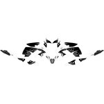Kit d�co up maximize noir / blanc yamaha xj6 n 10 - 15