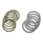 Kit disques d embrayage garnis + lisses newfren kawasaki z 1000 03 - 0