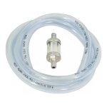 Kit durite d essence 8x12 transparent 1m avec filtre � essence cyli