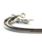 Kit durites de frein avant aviation carbone raccords alu montage direc