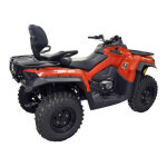 Kit d'extension d'ailes noir direction 2 pour can am outlander 450 l m