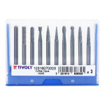 Kit mini fraise tivoly carbure � 3 mm