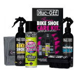 Kit de nettoyage chaussures muc - off premium bike shoe care kit (6 pcs)