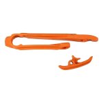 Kit patin de bras oscillant et patin de chaîne inférieur ufo ktm 450 Kit patin de bras oscillant et patin de chaîne inférieur ufo ktm 450