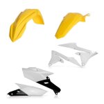 Kit plastique acerbis yamaha 250 yz - f 14 - 17 jaune / blanc