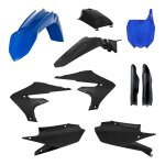 Kit plastique complet acerbis yamaha 250 yz - f 19 - 23 bleu / noir brillant