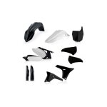 Kit plastique complet acerbis yamaha 450 yz - f 10 - 12 noir / blanc