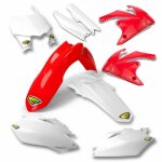 Kit plastiques cycra honda crf 250r 10 - 13 oem blanc / rouge