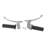 Kit poignes de frein cyclo vintage gris