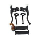 Kit poign�es de gaz mini targa en m�tal noir