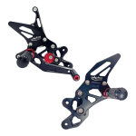Kit commandes recules alpha technik suzuki gsx - r 750 11 - 16 noir